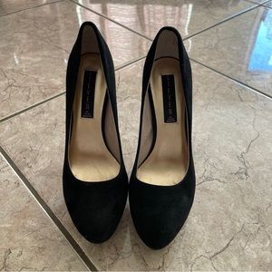 teven by Steve Madden Jan Suede Block Heel Pumps